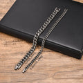 Cuban Curb Chain Bracelet 12mm — Stainless Steel
