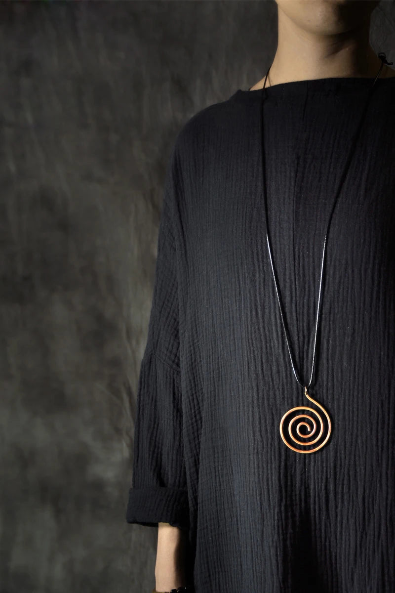 Minimal Copper Chain Necklace — Adjustable