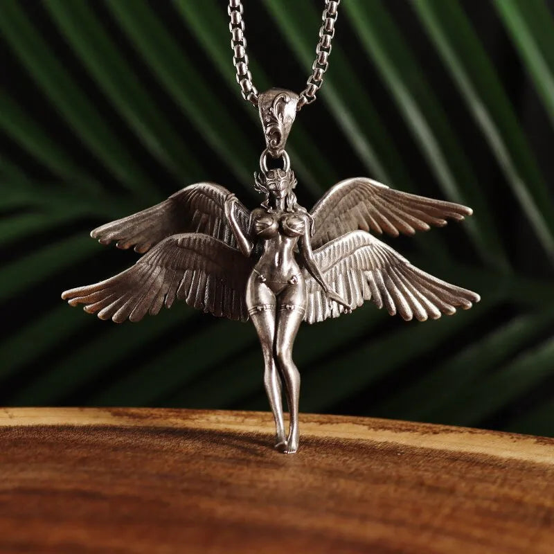 Seraph Angel Pendant Necklace