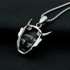 Prajna Demon Skull Pendant — Stainless