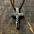 Vintage Christian Ice Crystal Jesus Head Pendant Necklace for Men and Women Cross Catholic Amulet Jewelry