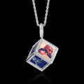 Statement Photo Pendant Necklace Memory Cube