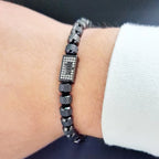 Crown Beads Charm Bracelet — Stainless Steel
