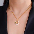My Shape Running Horse Pendants Necklace Stainless Steel Rhinestone Pendant Necklaces Choker Chain Horse Lover Fashion Jewelry