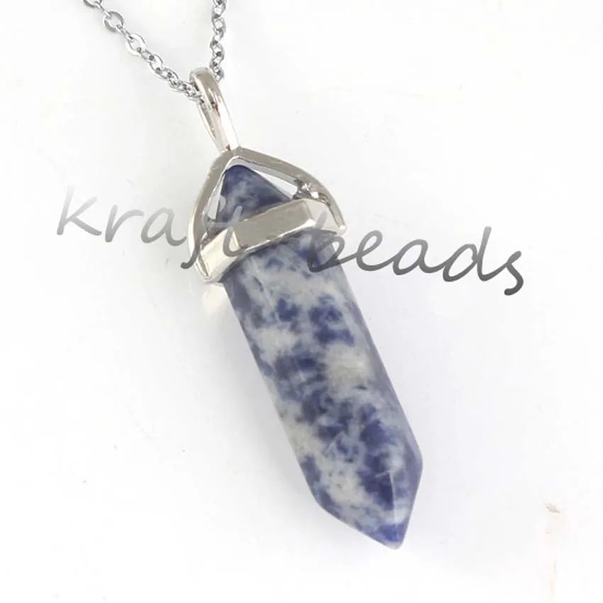 Amethyst Crystal Pendant Necklace