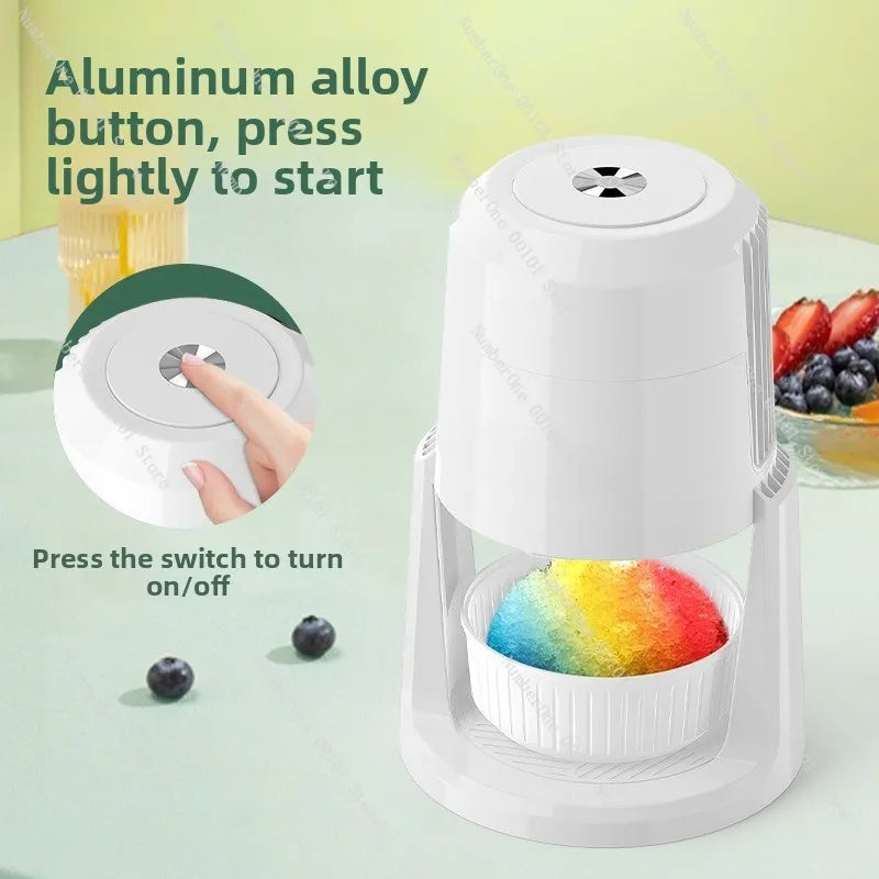 Automatic household small hail ice machine,Electric ice crusher , Mianmian ice machine