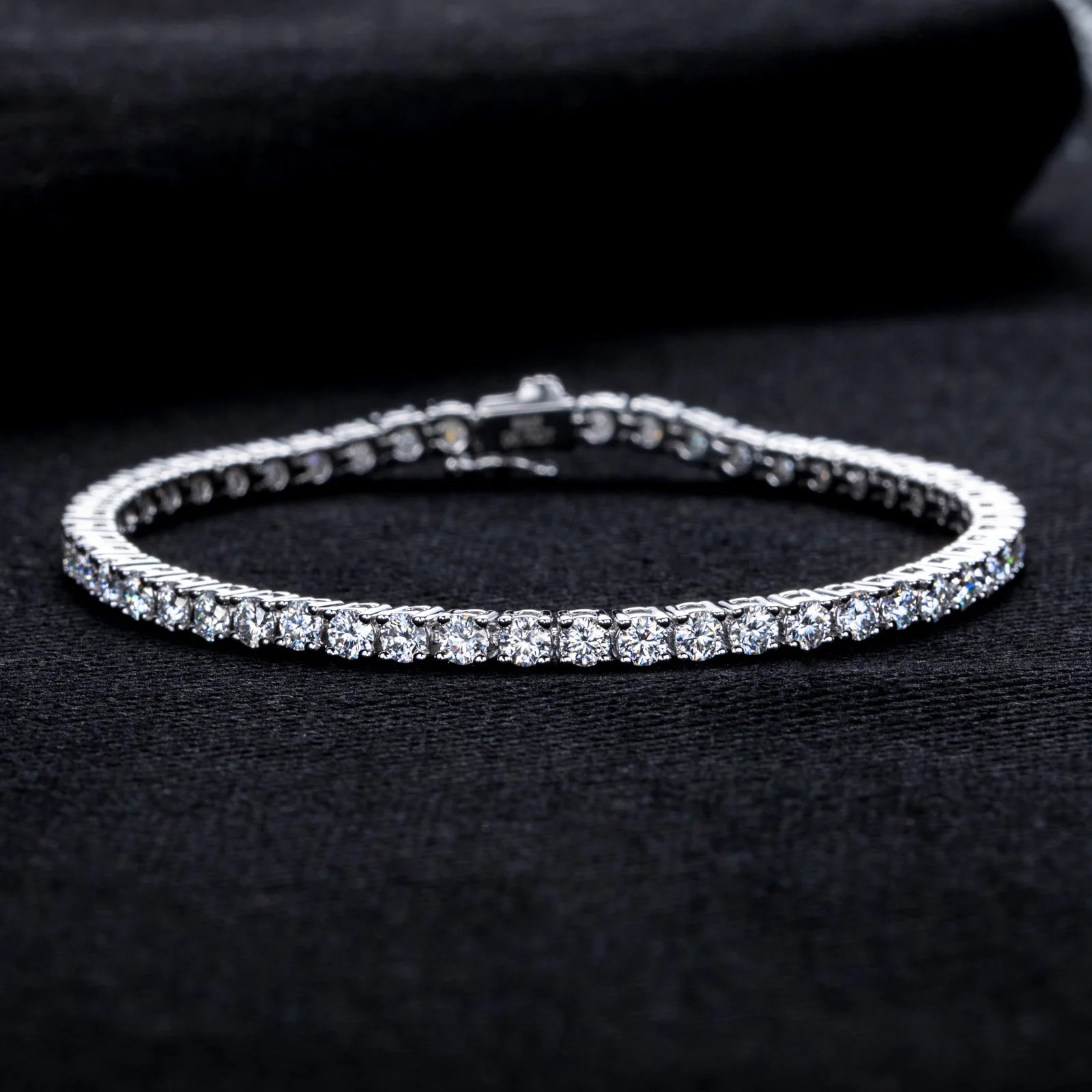 Iced Out Tennis Bracelet 3mm — 925 Silver