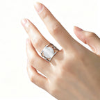 Archangel Saint Michael Gabriel Raphael Ring Adjustable Open Stainless Steel Protection Amulet Finger Rings Blessing