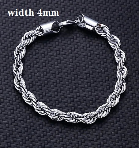 2022 New Trendy 316L Stainless Steel Base Chain Bracelet for Men Women Link Cuban Byzantine Coffee Beans Pig Nose Jewelry Gift