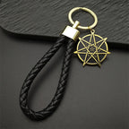 Star Key Steel Pendant Seven-pointed Witchcraft