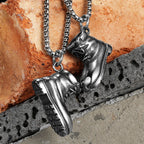 Martin Boots Men Necklaces With Pendant Stainless Steel New In Jewelry For Male Women Punk Hip Hop Accessories Gifts