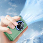 Portable 3 in 1 Handheld Fan Rechargeable Hanging Neck Fan Backpack Waist Hanging Fan with Adjusted Lanyard for Outdoor