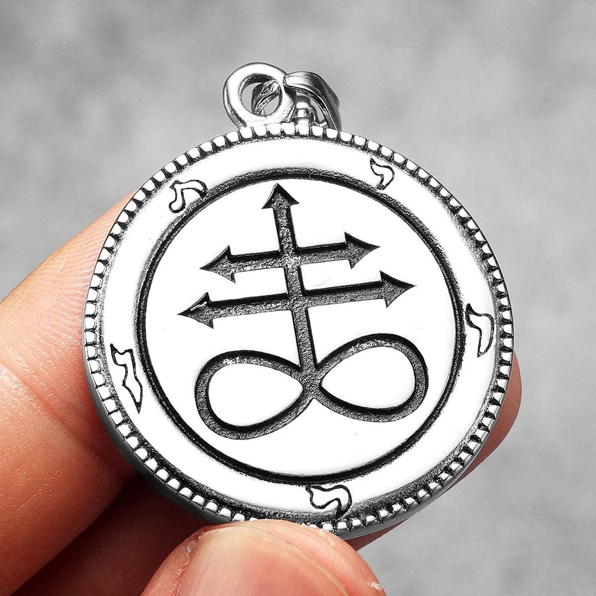 Fallen Angel Satan Pendant — Stainless Steel