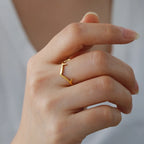 Skyrim Deer Antler Finger Ring Stainless Steel Gold Color Supernatural Amulet Hunter Fashion Gift For Man Woman Jewelry
