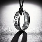 Viking Rune Stainless Steel Pendant Necklace