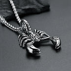 Scorpion Pendant Necklace — 316L Stainless Steel