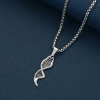 DNA Strand Pendant Necklace