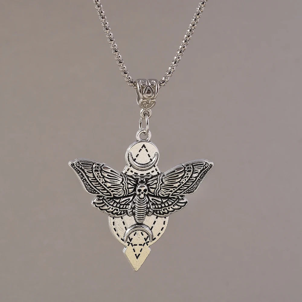 Aihua Gothic Steampunk Inverted Cross Necklace for Women Men Popcorn Chain Personality Hip Hop Punk Crucifix Necklace Jewelry