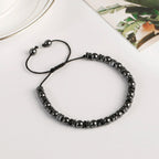 New Arrow Hematite Elastic Bracelet Men Jewelry Armband Heren Fashion Beaded Yoga Bracelet Women Bileklik