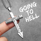 Cross Pendant Necklace Stainless Steel