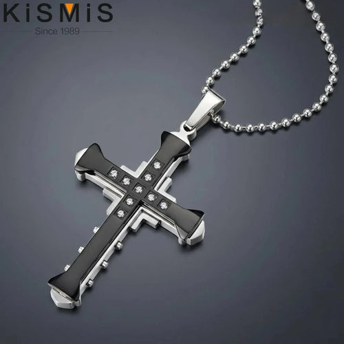 Iced Out CZ Pendant Necklace — Gold