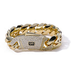 Gold Cuban Chain Necklace 14K Monaco
