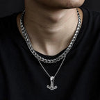 Skull Pendant Necklace — Stainless Steel Gothic