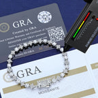 925 Silver VVS Moissanite Star Tennis Chain