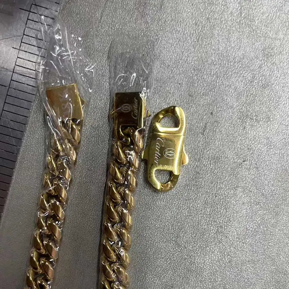 Stainless Steel Cuban Chain Necklace Miami 8-14MM