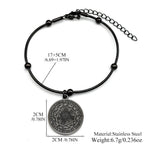 Seven Archangels Amulet Stainless Steel Bracelet for Women Men Seal of Salomon Talisman Christian Protection Hand Chain