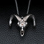 Viking Black Pendant Vintage Bull Head Animal