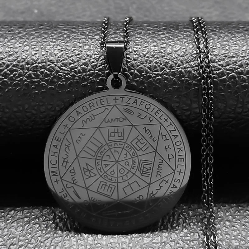 Seal of Seven Archangels Pendant — Stainless Steel