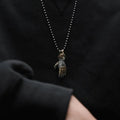 Gothic Mechanical Hand Copper Pendant Necklace