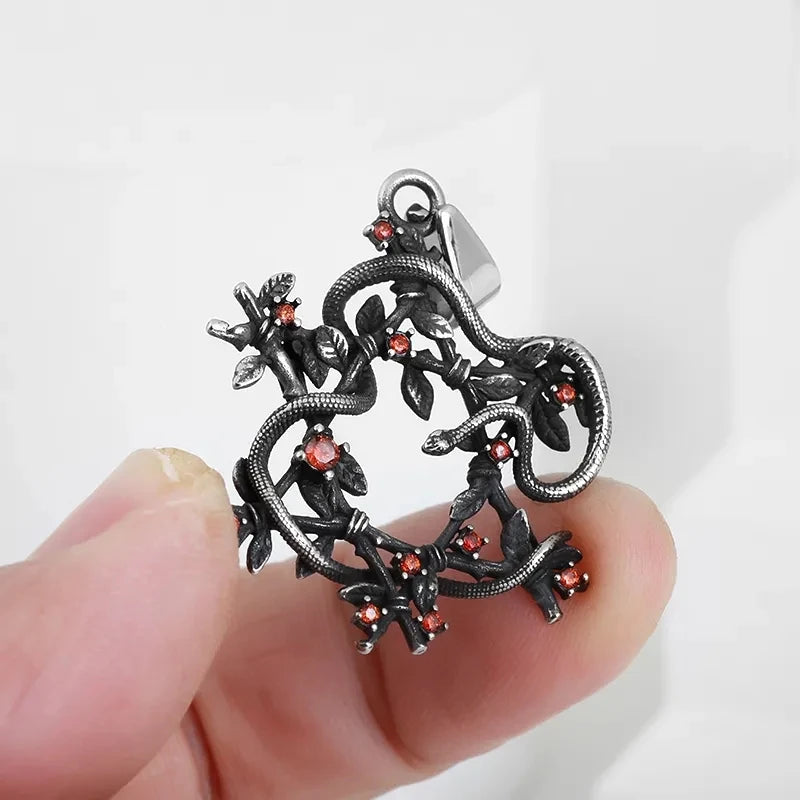 Gothic Satan Goat Stainless Steel Pendant Necklace