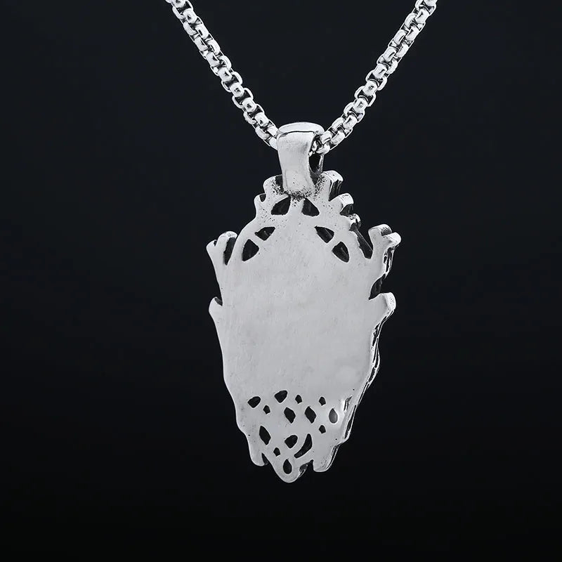 Good Polished 2024 New Vintage Stainless Steel Viking Branch Rune Pendant Necklace For Man Women Amult Jewelry Party Gift