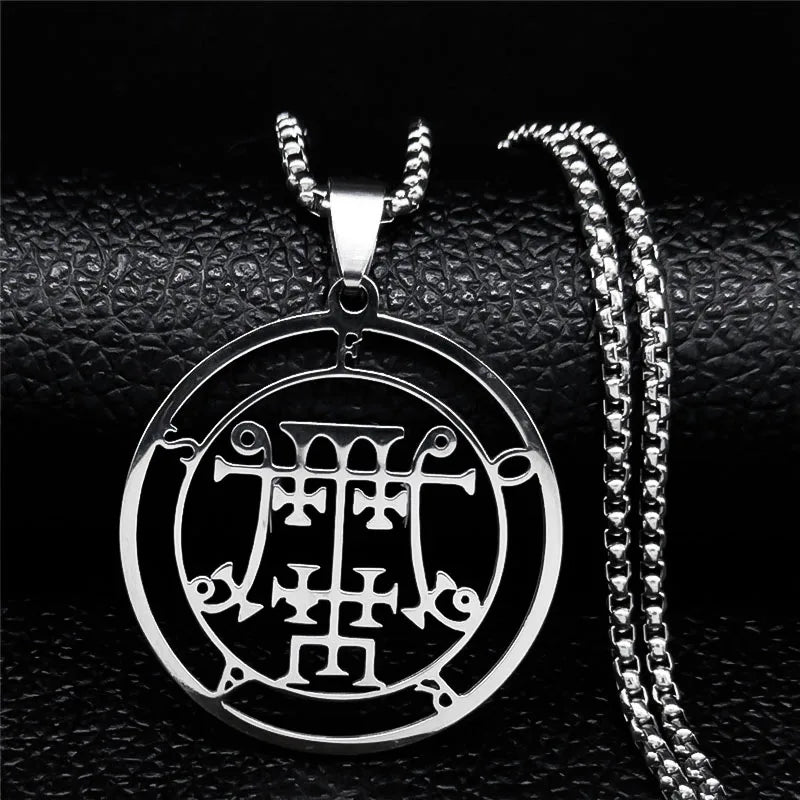 Astaroth Sigil Pendant Necklace — Stainless Steel