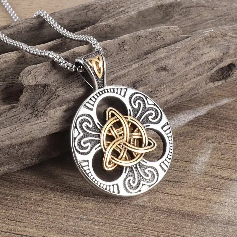 Poseidon Trident Pendant Necklace