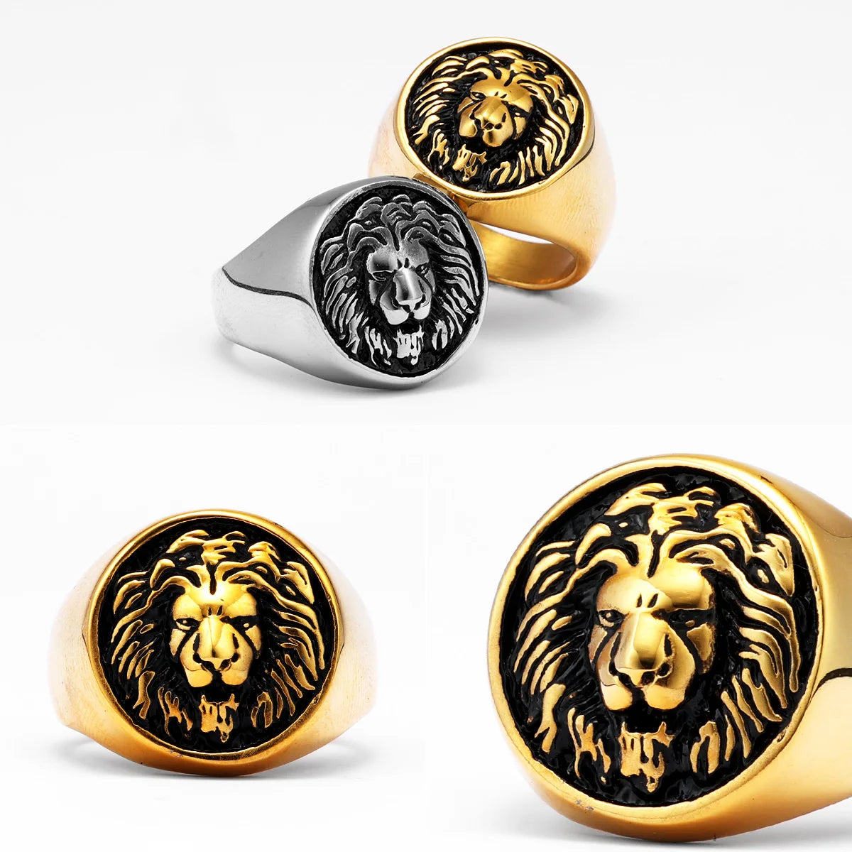 Lion King Ring — Stainless Steel