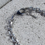 Punk Solid Stainless Steel Chain Oversized Padlock Necklace Women Mens Unisex Chunky Heavy Lock Key Necklace Handmade Jewelry