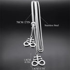 Leviathan Cross Pendant — Stainless Steel