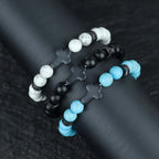 Crucifix Beaded Prayer Bracelet Stretch Religious Wristband