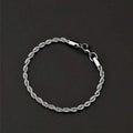 Heavy Duty Rope Chain Bracelet — Stainless Steel