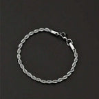 Heavy Duty Rope Chain Bracelet — Stainless Steel