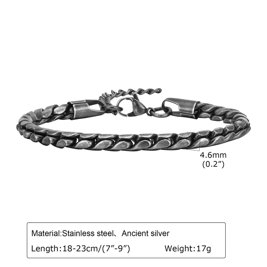 Byzantine Chain Bracelet — Stainless Steel