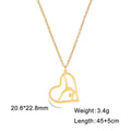 Unift Stainless Steel Sport Women Necklace Runner Rhythmic Gymnastics  Silhouette Pendant Fashion Birthday Jewelry Wholesale