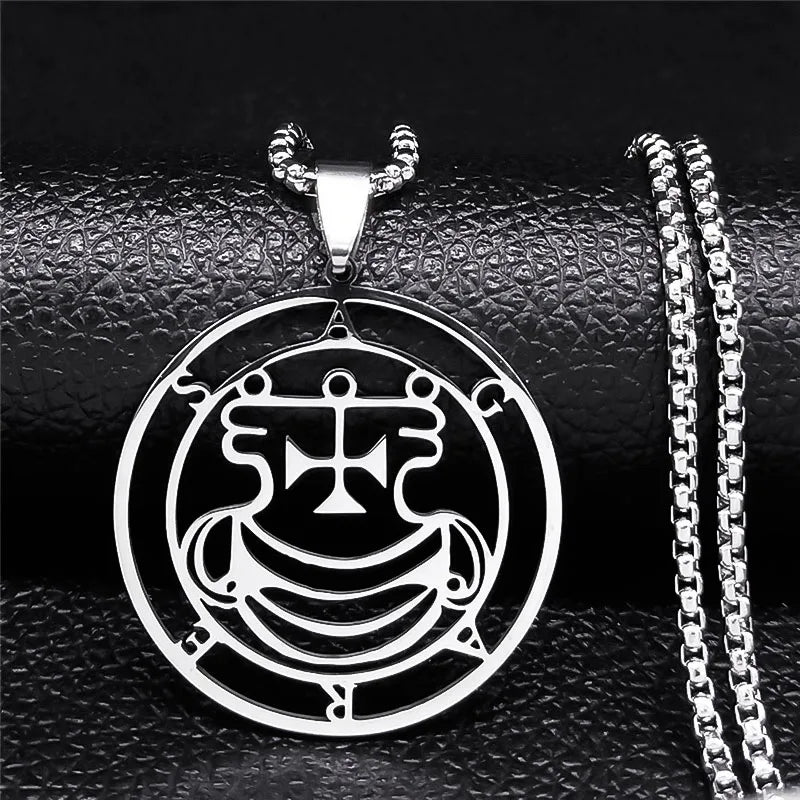 Sigil de Lucifer Baphomet Necklace — SS