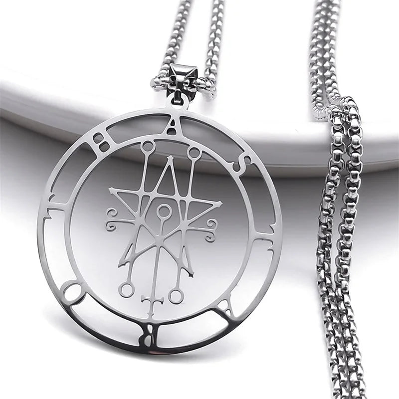 Astaroth Sigil Pendant Necklace — Stainless Steel