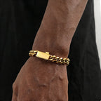 Stainless Steel Cuban Bracelet Miami Statement