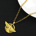 Assyrian Ashur & Lamassu Pendant Necklace — Gold or Silver-Tone