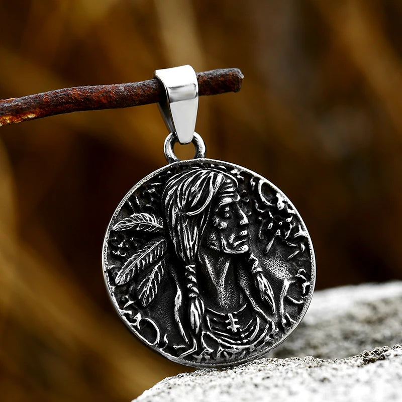 Snake Stainless Steel Pendant Necklace